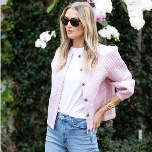 Julia Amory Pink Patterned Women's Jacket